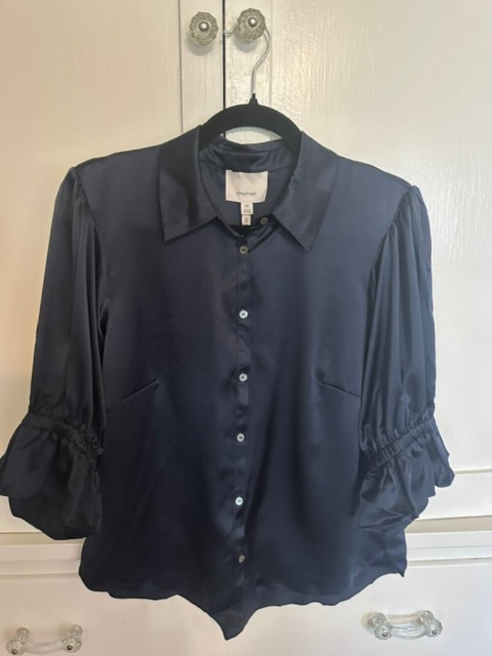 Cinq à Sept Fiona Top - Navy (size M)